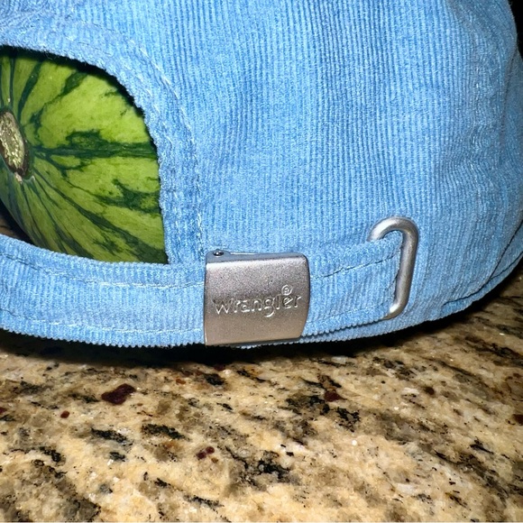 Wrangler Barbie Desert Scene Corduroy Hat, Blue Adjustable - Picture 4 of 6